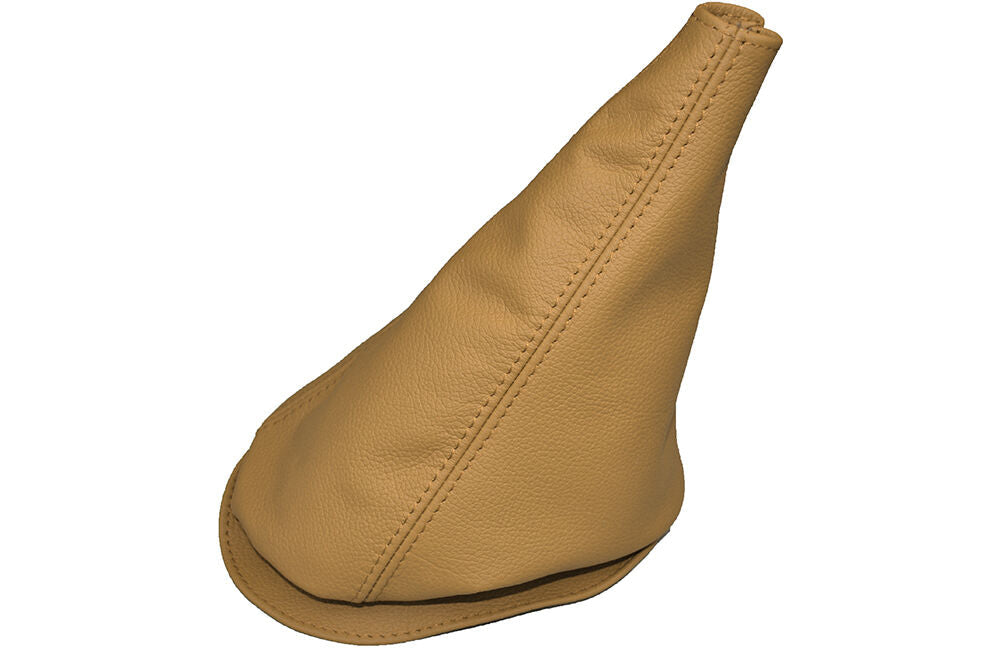 BEIGE LEATHER FITS MINI COOPER CLASSIC MORRIS UP TO 2000 GEAR GAITER CUSTOM NEW