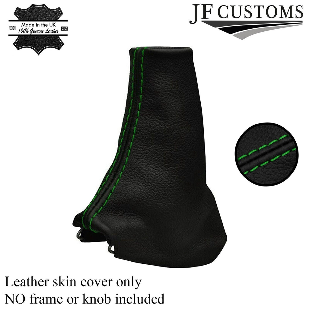 GREEN STITCHING HANDBRAKE GAITER COVER FITS LAND ROVER DISCOVERY MK1 MK2 95-04