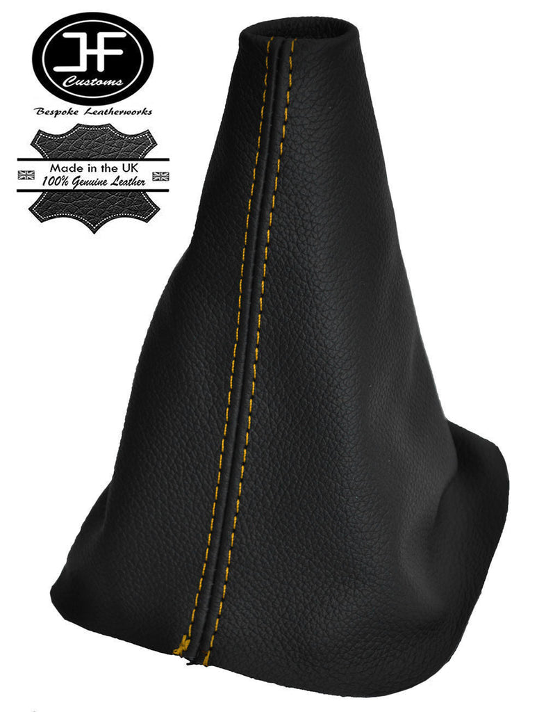 YELLOW STITCH LEATHER GEAR GAITER FOR LAND ROVER DISCOVERY 200TDI 300TDI TD5 V8