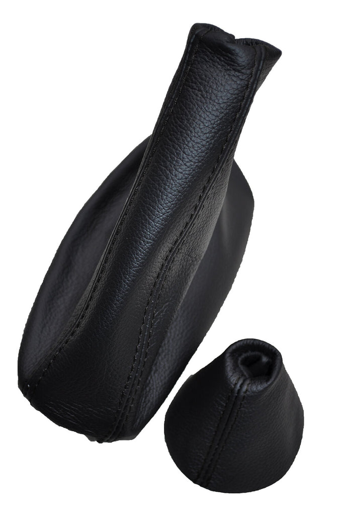 BLACK STITCH FITS BMW E46 SMG 3 SERIES 1999-2005 LEATHER GEAR HANDBRAKE