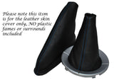 BLUE STITCH LEATHER GEAR & HANDBRAKE GAITER FITS ROVER 25&MG ZR 04-06 FACELIFT