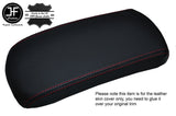 RED STITCHING ARMREST LID LEATHER COVER FITS RENAULT KANGOO 2 MK2 2008-2014