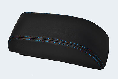 blue stitch FITS TOYOTA COROLLA  VVTI 97-01 LEATHER ARMREST COVER ONLY