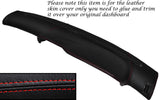 RED STITCH DASH DASHBOARD LEATHER SKIN COVER FITS RENAULT CLIO MK1 1990-1998