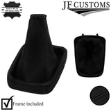 BLACK STITCH LEATHER MANUAL GEAR COVER + FRAME FOR VAUXHALL OPEL ZAFIRA A 99-05