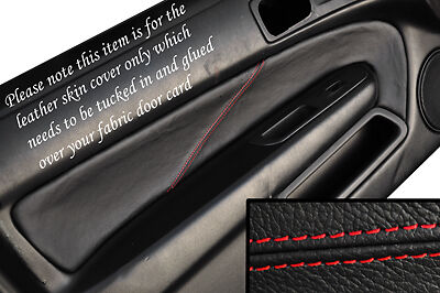 RED STITCH FITS NISSAN 200 SX S14 93-99  2 X DOOR CARD TRIM COVERS ONLY
