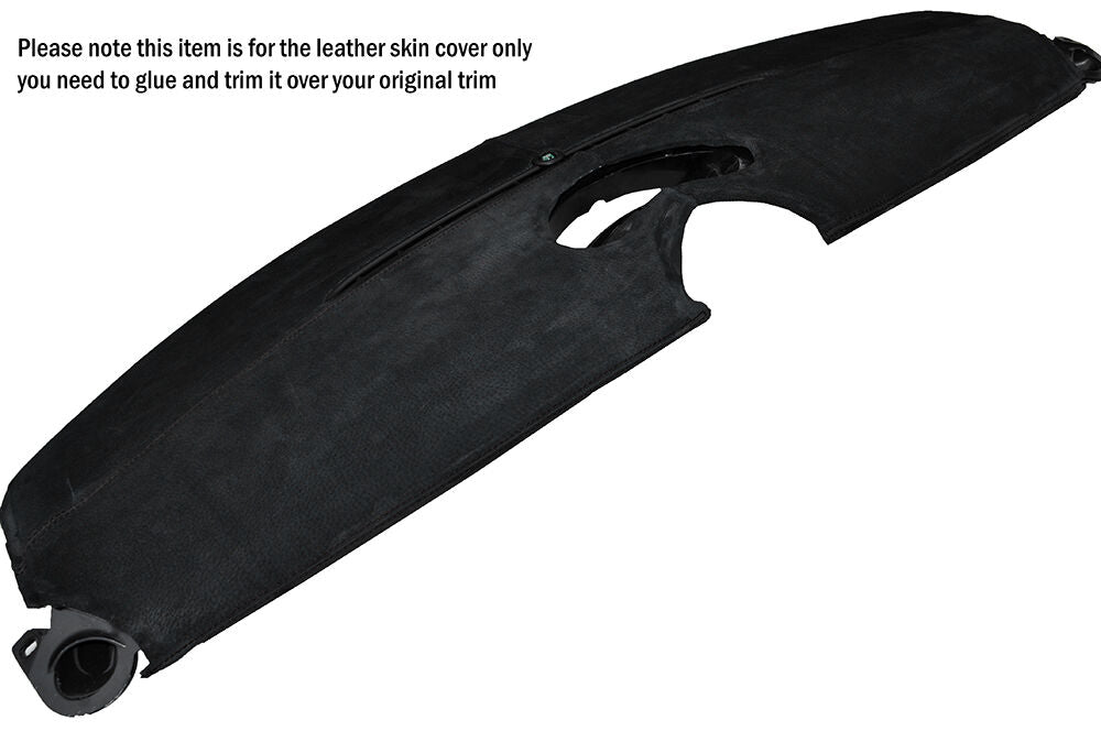 BLACK STITCH TOP DASH DASHBOARD SUEDE COVER FITS BMW MINI COOPER R56 07-14