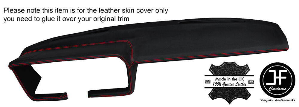 RED STITCHING DASH DASHBOARD LEATHER COVER FITS LINCOLN CONTINENTAL 1967