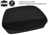 BLACK & BLACK ARMREST LID REAL LEATHER COVER FITS SUZUKI GRAND VITARA 03-2005