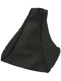 FITS MERCEDES A CLASS W 168 GEAR GAITER REAL LEATHER BLACK CUSTOM NEW MADE IN UK