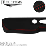 RED STITCHING LEATHER TOP DASH DASHBOARD COVER FITS FORD MUSTANG 1964-1965