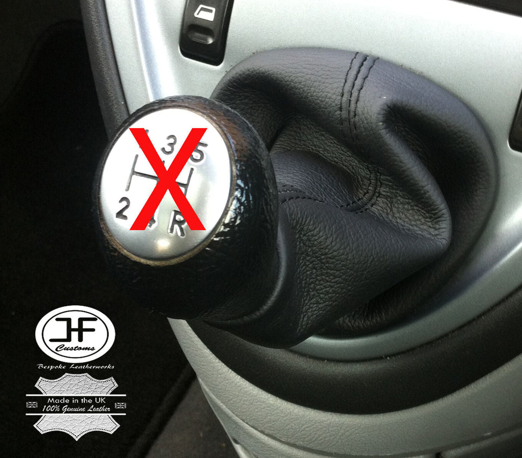 BLACK STITCH FITS CITROEN XSARA 1996-2006 GEAR STICK COVER GAITOR CUSTOM NEW