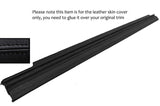 BLACK STITCH 1X REAR TAIL DOOR SILL SKIN COVERS FITS LAND ROVER DISCOVERY 96-04