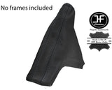 DARK GREY LEATHER FITS OPEL VAUXHALL MK5 H 2005-2009 HANDBRAKE GAITER CUSTOM NEW