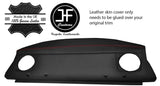 RED STITCH REAR PARCEL SHELF LEATHER COVER FOR BMW 3 SERIES E46 COUPE 98-05