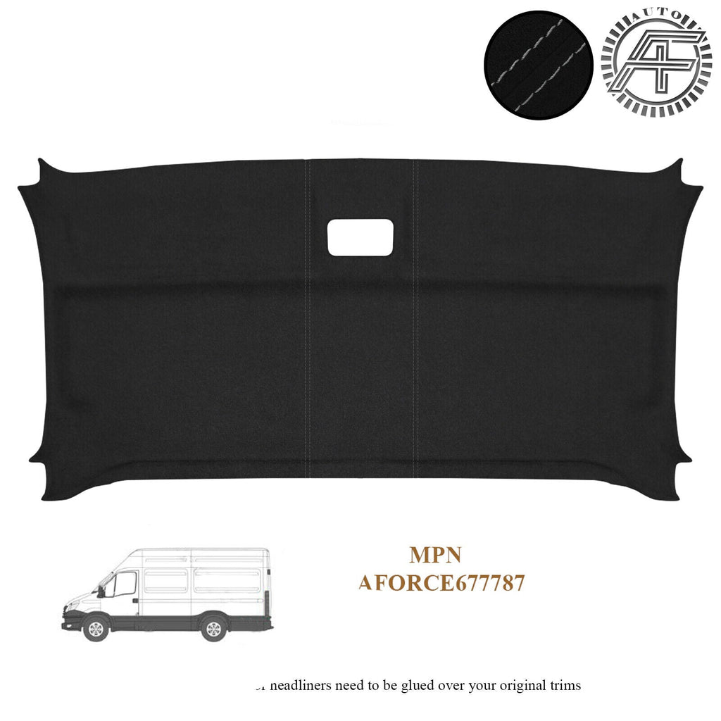 LUXE SUEDE HEADLINER COVER FITS MERCEDES SPRINTER W907 W910 2018+ MADE IN UK