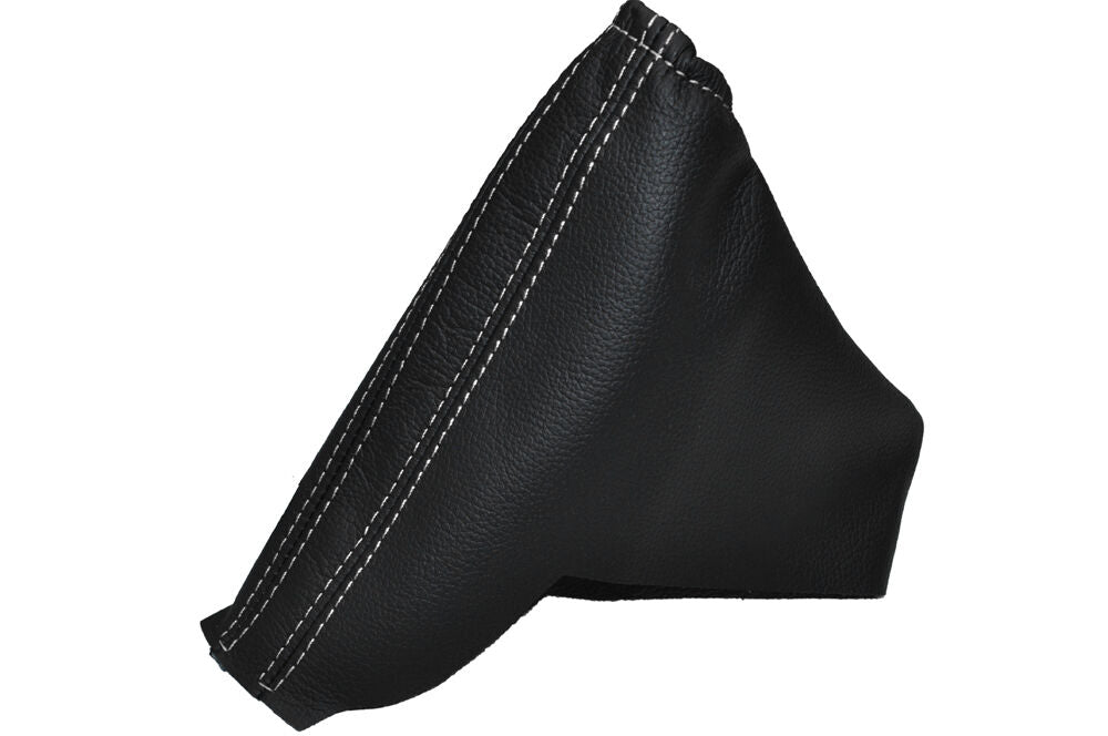 WHITE STITCHING FITS ASTRA MK5 H 2004-2009 HANDBRAKE GAITER LEATHER CUSTOM NEW