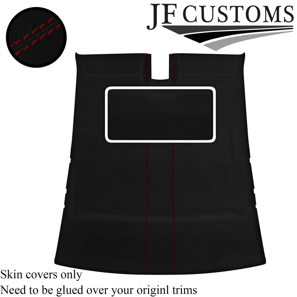 D RED STITCH SUEDE SUNROOF HEADLINER COVER FOR JAGUAR XJ6 X300 X308 94-02