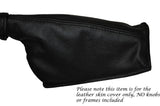 BLACK STITCHING LEATHER HANDBRAKE GAITER FITS LOTUS ELAN M100 SE CUSTOM NEW