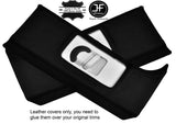 BLACK STITCH 2X UPPER C PILLAR LEATHER COVERS FITS RANGE ROVER VOGUE L322 02-06