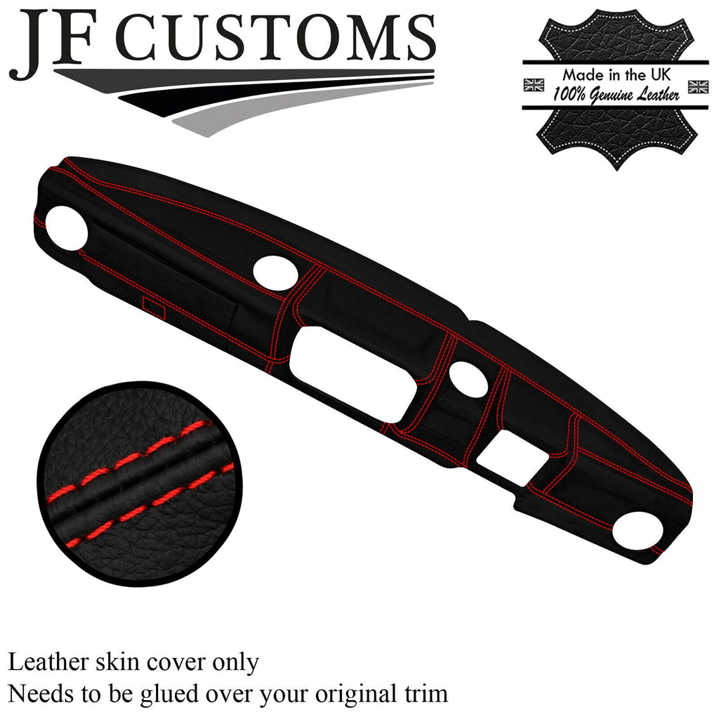 RED STITCHING DASH DASHBOARD LEATHER COVER FITS ALFA ROMEO ALFETTA GTV 2000