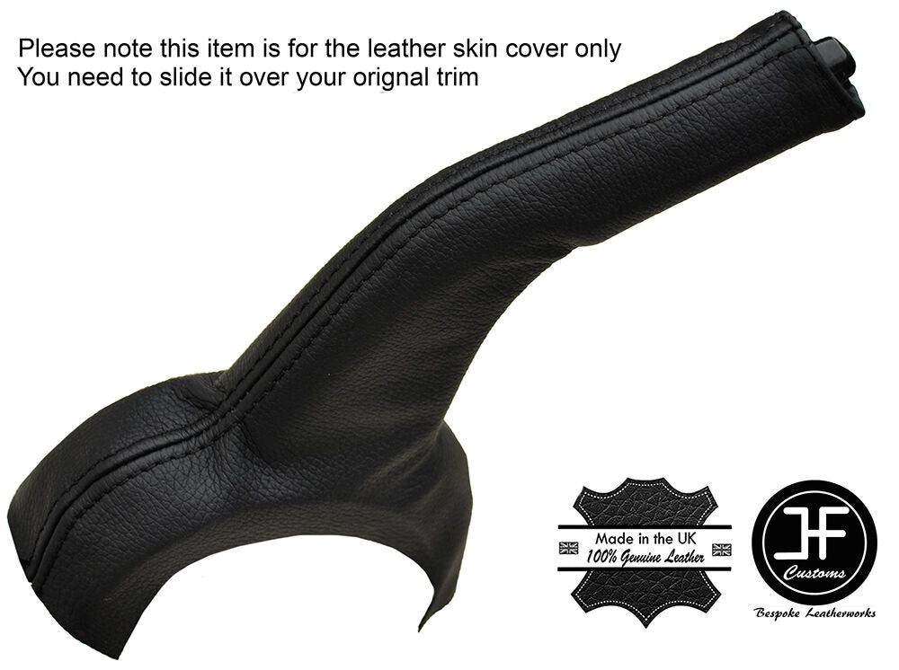 BLACK STITCHING LEATHER HANDBRAKE GAITER FITS JEEP PATRIOT 2007-2009 CUSTOM NEW