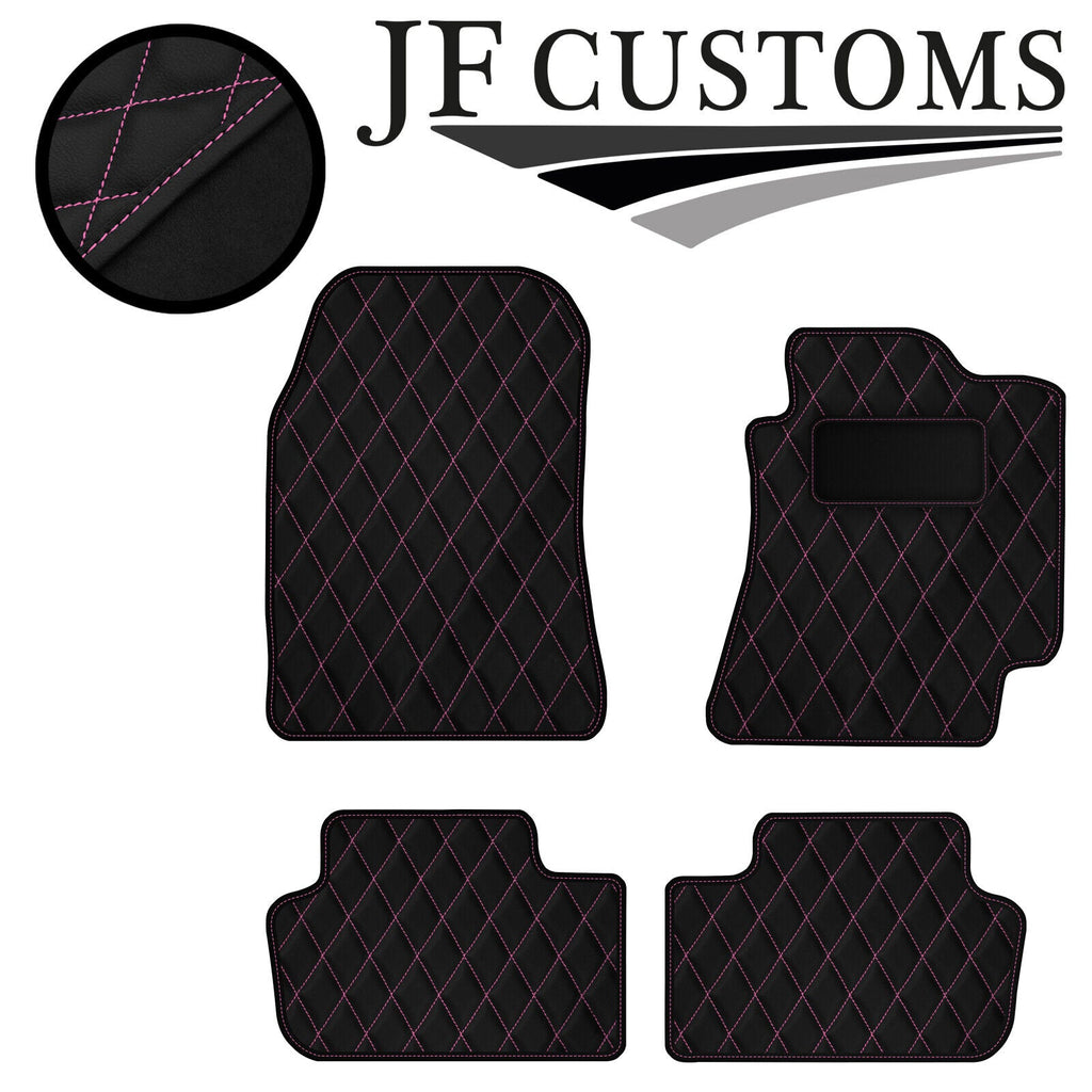 PINK DIAMOND STITCH VINYL 4X TAILORED FLOOR CARPETS FOR LEXUS IS300 01-05  JF1