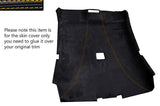 YELLOW STITCH ROOF HEADLINING LUXE SUEDE SKIN COVER FITS BMW 3 SERIES E46 COUPE