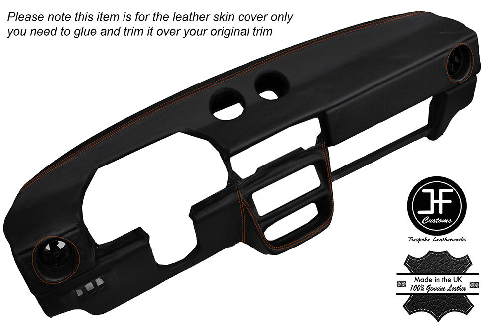 ORANGE STITCH DASH DASHBOARD LEATHER COVER FITS ALFA ROMEO ALFASUD SPRINT