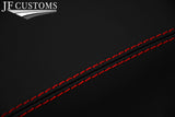 RED STITCH NAPPA LEATHER DASH DASHBOARD COVER FOR BMW 6 F12 F13 F06 11-18