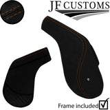TAN STITCH SUEDE HANDBRAKE TRIM COVER+FRAME FOR MAZDA MIATA MX5 MK1 MK2 90-05