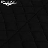 DSG2 BLACK STITCH LUXE SUEDE HEADLINER COVER FOR HONDA CIVIC TYPE R 01-05 3DR