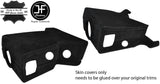 BLACK STITCH STEERING SHROUD REAL SUEDE COVER FITS LAND ROVER DEFENDER 07-17