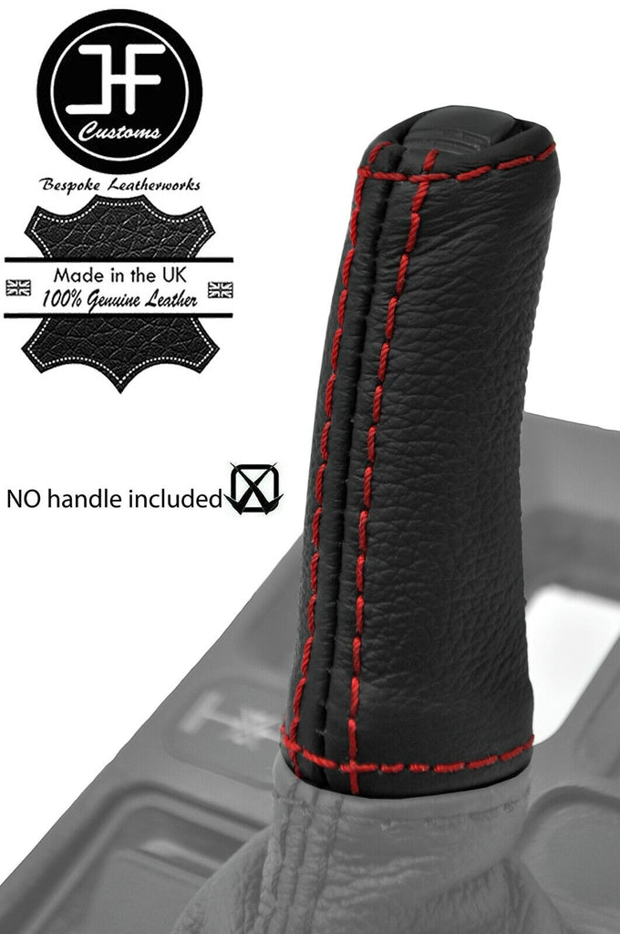 RED STITCH RETARDER LEVER SWITCH HANDLE LEATHER COVER FOR SCANIA 4 SERIES
