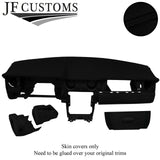 BLACK STITCH SUEDE+LEATHER COVERS FOR FORD MUSTANG 05-09 COUPE  INTERIOR KIT
