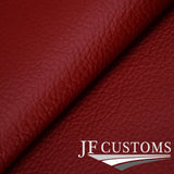 D RED ITALIAN LEATHER GEAR + SURROUND COVERS FOR MERCEDES W114 W115 68-76 JF1