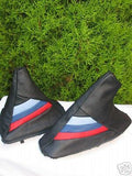 FITS BMW E39 Z3 SET OF GAITERS GENUINE LEATHER COVERS TRI STRIPES CUSTOM NEW