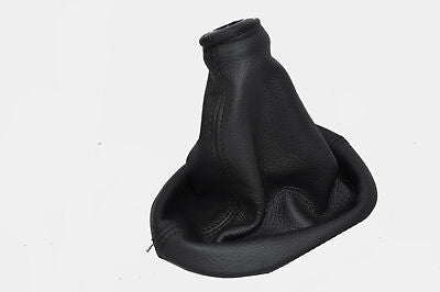 black stitch FITS TOYOTA YARIS 09+ LEATHER  GEAR GAITER CUSTOM NEW MADE IN UK