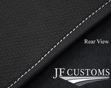 WHITE DIAMOND STITCH VINYL 4X TAILORED FLOOR CARPETS FOR LEXUS IS300 01-05 JF1