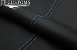 L BLUE STITCH LEATHER GEAR COVER+PLASTIC FRAME FITS MERCEDES SPRINTER W907 18-21
