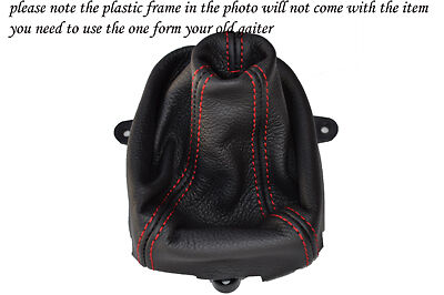 RED STITCH FITS HONDA ACCORD 2009-2013 LEATHER MANUAL GEAR GAITER CUSTOM NEW