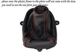 RED STITCH FITS HONDA ACCORD 2009-2013 LEATHER MANUAL GEAR GAITER CUSTOM NEW