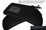 BLUE STITCH FITS HONDA CRX DEL SOL 1992-1997 2X SUN VISORS LEATHER COVERS ONLY