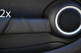 FITS BMW MINI COOPER S 07+ 2 X DOOR HANDLE COVERS black st CUSTOM NEW MADE IN UK