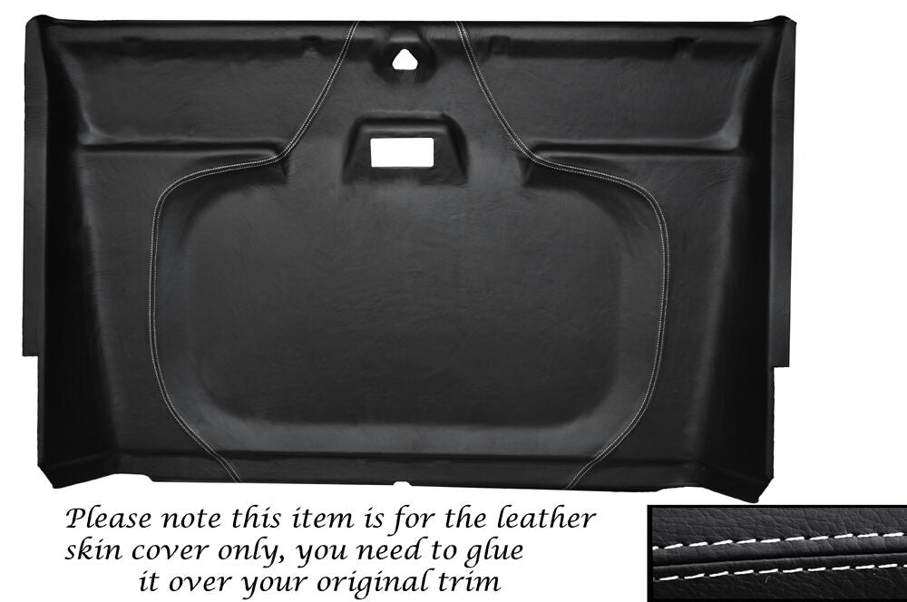 WHITE STITCH FRONT ROOF HEADLINER COVER FOR LAND ROVER DEFENDER 110 130 CREW CAB