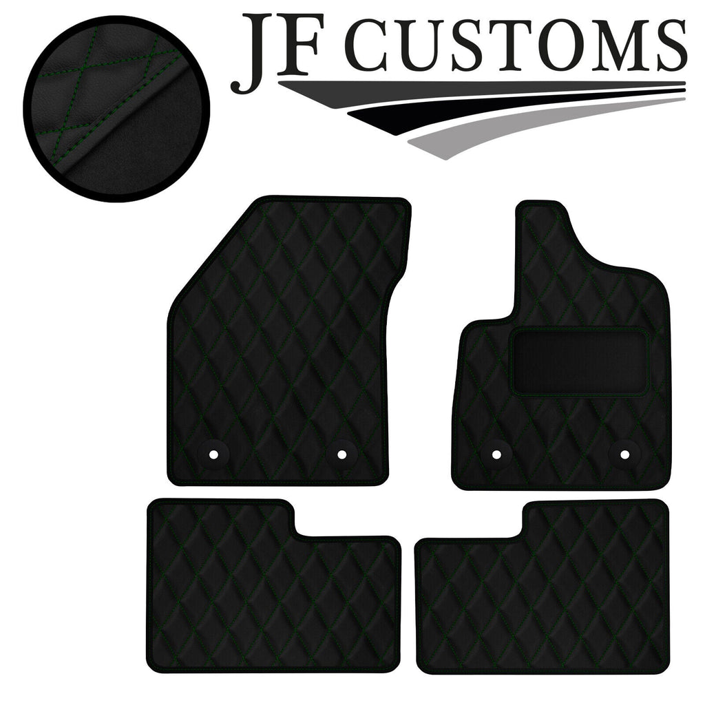 D GREEN DIAMOND VINYL 4X TAILORED FLOOR CARPET FOR ALFA GIULIETTA AUTO 10-14 JF1