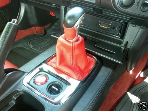 FITS HONDA S2000 GAITER RED LEATHER SHIFT BOOT 1999-2006 CUSTOM NEW MADE IN UK