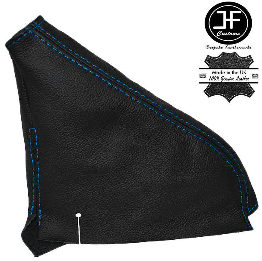 BLUE STITCHING REAL LEATHER HANDBRAKE GAITER FITS HONDA CRX DEL SOL 1992-1997