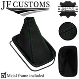 D GREENSTITCH LEATHER GEAR GAITER+METAL FRAME FOR TOYOTA 4 RUNNER 4WD 4X4 96-02