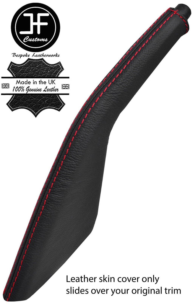 RED STITCH TOP GRAIN LEATHER HANDBRAKE GAITER FITS PORSCHE 924 944 968 75-95